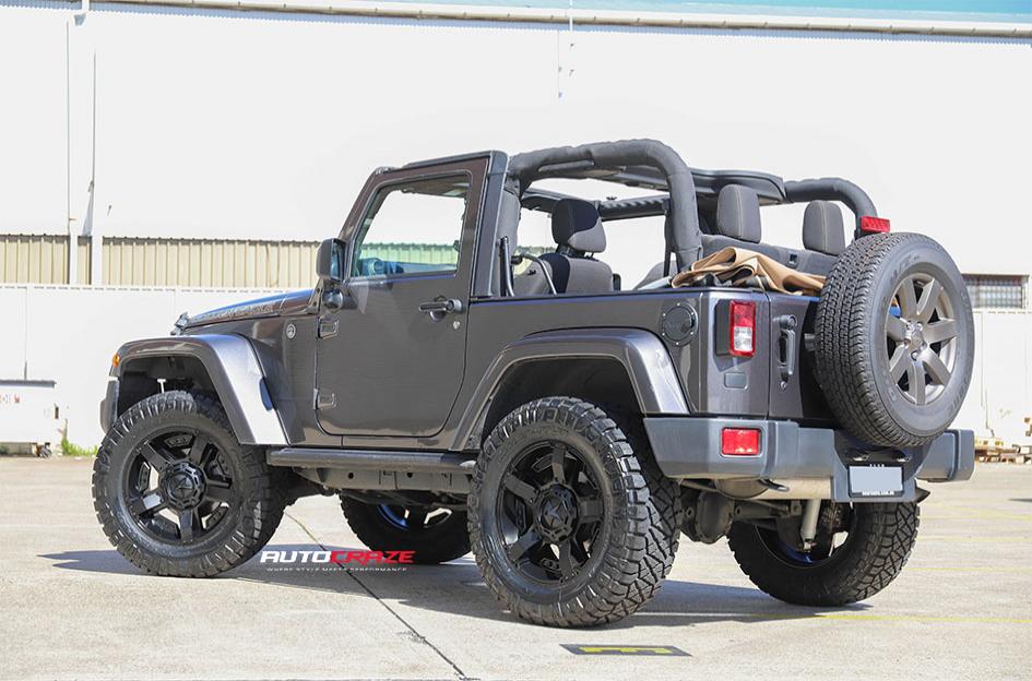 JEEP WRANGLER ROCKSTAR XD 2 MATTE BLACK